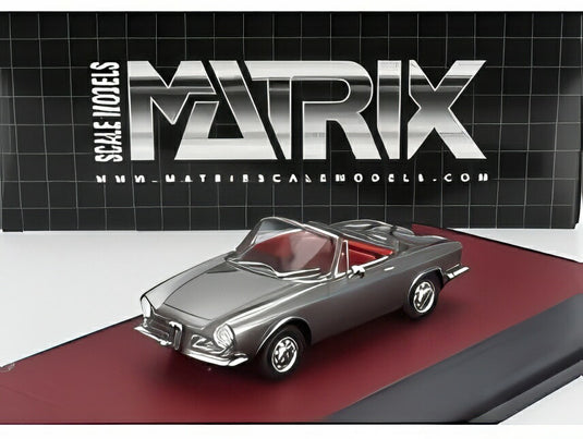 ALFA ROMEO ジュリア GT カブリオレ スパイダー プロトティーポ 1963 グレーメタリック/ Matrix 1/43 100台限定ミニカー