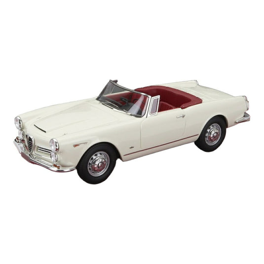 Alfa Romeoアルファロメオ 2600 スパイダー カブリオレ オープン 1962 ホワイト / Matrix 1/43 ミニカー