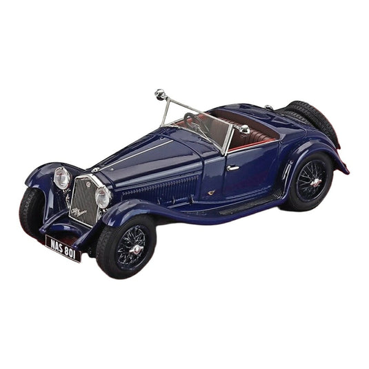Alfa Romeoアルファロメオ 6C 1750SV Figoni スパイダー カブリオレ 1932 ブルー 100台限定 / Matrix 1/43 ミニカー
