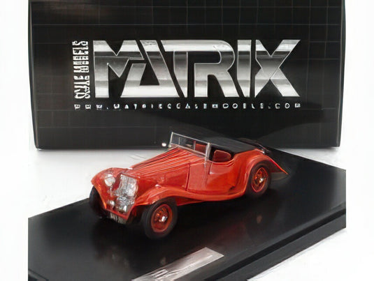 ASTON MARTIN 15/98 2-4シーター ロードスター オープン 1938 レッド/ Matrix 1/43 ミニカー