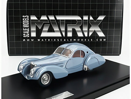 BUGATTI TYPE 57S ATLANTIC 1937 グレーブルー/ Matrix 1/43 ミニカー