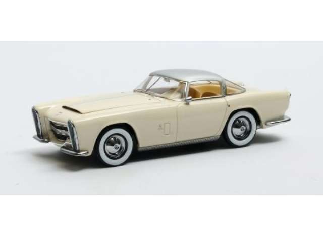 1953 Dodge Storm Zeder Z-250 Bertone, white/Matrix 1/43ミニカー