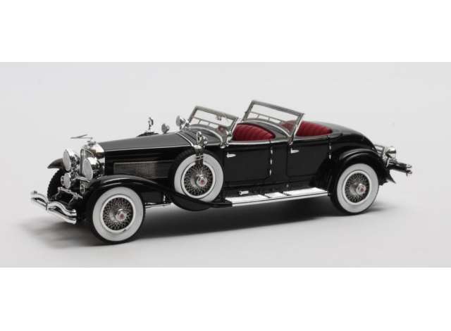 1930 Duesenberg SJ 2608 J-582 Torpedo Phaeton Walker La Grande, black/Matrix 1/43ミニカー