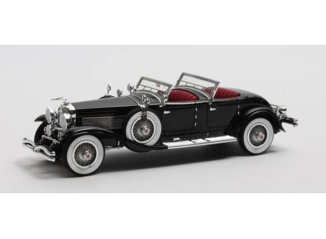 1930 デューセンバーグ SJ 2608 J-582 Torpedo Phaeton Walker La Grande ブラック/ Matrix  1/43 ミニカー