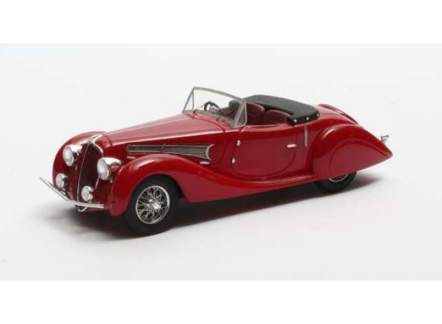 1939 Delahaye 135MS Grand Sports Roadster Figoni Falaschi open, red/Matrix 1/43ミニカー