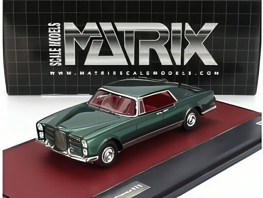 FACEL VEGA エクセレンス EX2 1962 グリーンメタリック シルバー/ Matrix 1/43 ミニカー