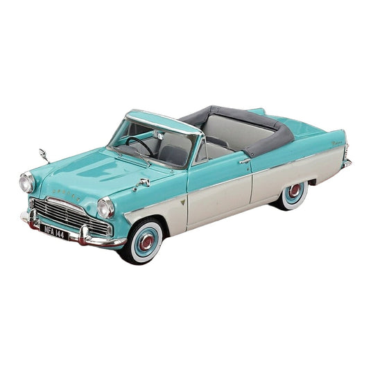 【予約】 Fordフォード Zodiac MKII 206E カブリオレ 1958 ターコイズ/ホワイト 100台限定 / Matrix 1/43 ミニカー