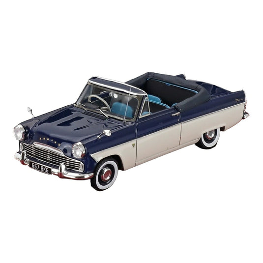 【予約】 Fordフォード Zodiac MKII 206E カブリオレ 1958 ブルー/ホワイト 100台限定 / Matrix 1/43 ミニカー