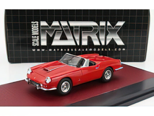 FERRARIフェラーリ 400 SUPERAMERICA PINIFARINA CABRIOLET OPEN 1960  RED/Matrix 1/43ミニカー