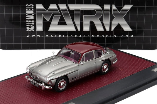 JENSEN 541R 1957 シルバー レッド / Matrix 1/43 ミニカー