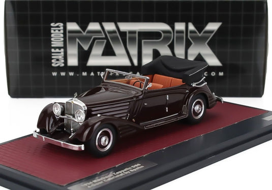 【予約】 MAYBACHマイバッハ ZEPPELINツェッペリン DS8 1934 CABRIOLETカブリオレ OPENオープン BROWNブラウン 100台限定 / Matrix 1/43 ミニカー