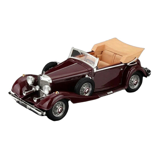 Mercedes Benzメルセデスベンツ 500K カブリオレ C W29 オープン 1934 ボルドー 限定版 / Matrix 1/43 ミニカー