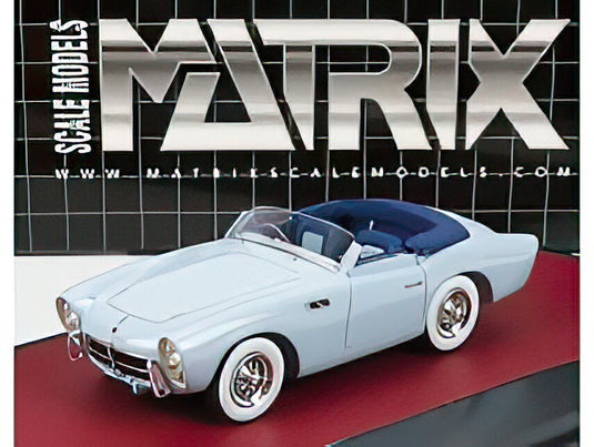 PEGASO  Z102 2SERIES SAOUTCHIK CABRIOLET OPEN 1954  VERY LIGHT BLUE/Matrix 1/43ミニカー