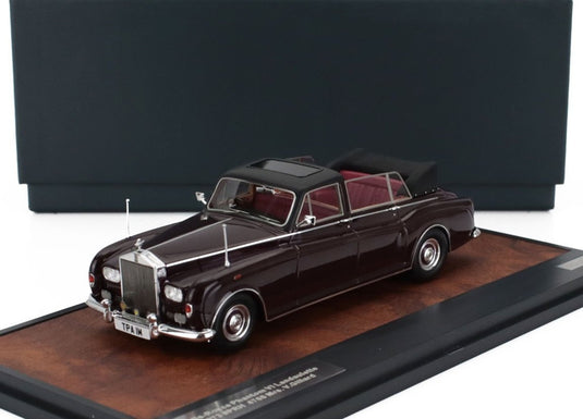 【予約】ROLLS ROYCE PHANTOM VI ランドーレット セミコンバーチブル 1973 ブラウン/ Matrix 1/43 ミニカー
