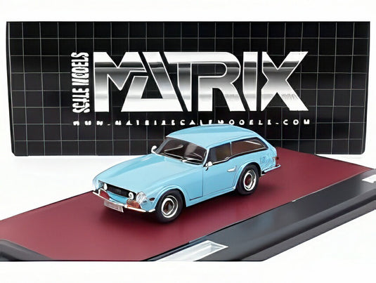 TRIUMPH TR6 シューティングブレーク SW ステーションワゴン 1974 ライトブルー/ Matrix 1/43 ミニカー