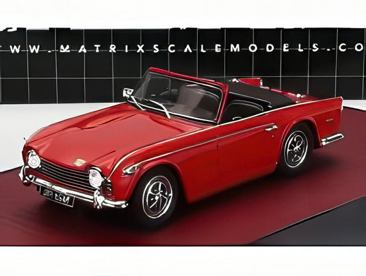 TRIUMPH TR5 カブリオレ オープン 1967 レッド/ Matrix 1/43 ミニカー