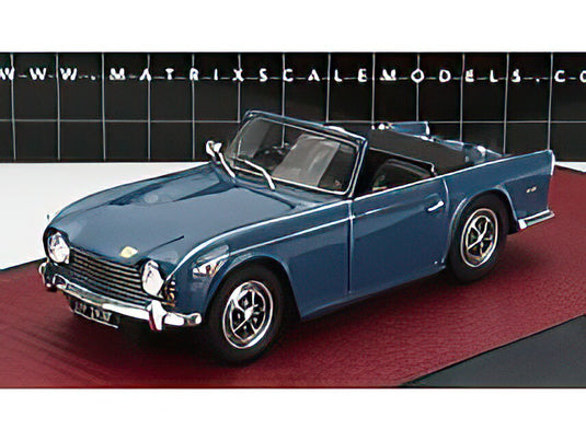 TRIUMPH  TR5 CABRIOLET OPEN 1967  BLUE/Matrix 1/43ミニカー