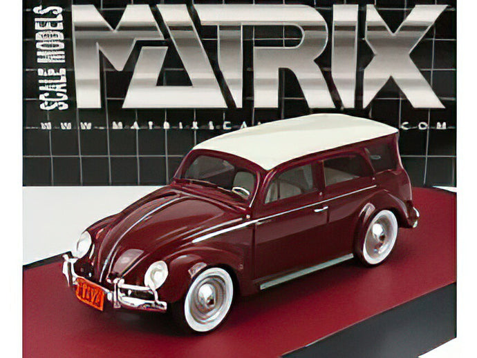 VOLKSWAGEN  FUSCA SW STATION WAGON PROTOTYPE 1962  BROWN WHITE/Matrix 1/43ミニカー