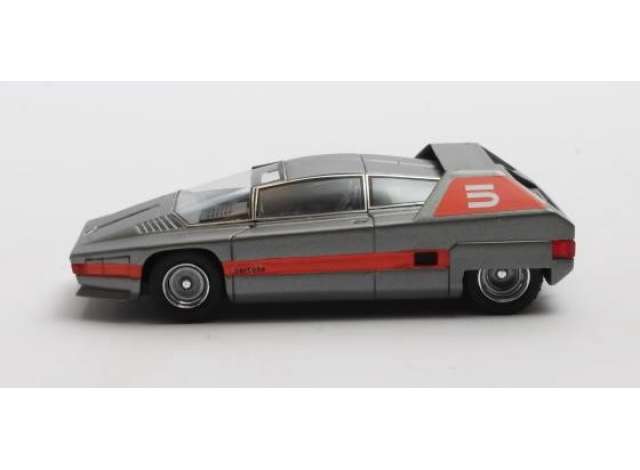 ギャラリービューアに画像をロードする, 1976 Alfa Romeo Navajo Bertone Concept, grey/Matrix 1/43ミニカー
