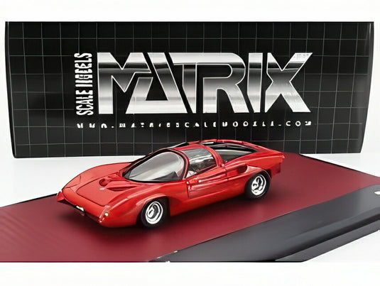 ALFA ROMEO 33/2 クーペ 1969 レッド/Matrix 1/43ミニカー 156台限定