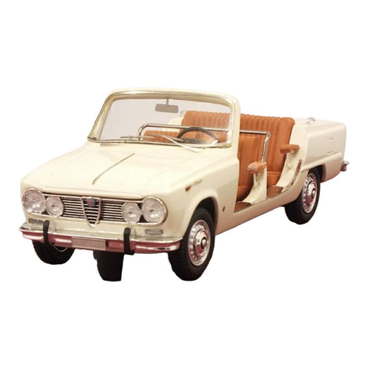 Alfa Romeoアルファロメオ Giuliaジュリア Torpedo Colli トルペード コッリ オープン 1965 ホワイト / MATRIX MODELS 1/43 ミ
