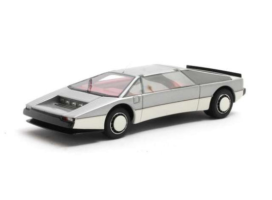 1980 Aston Martin Bulldog Open Headlights, silver/Matrix 1/43ミニカー