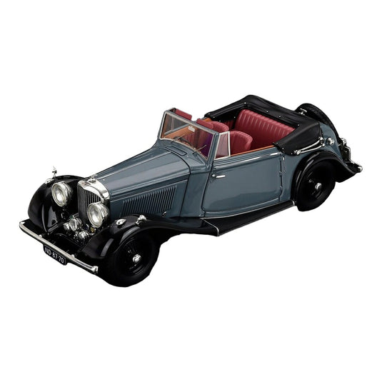 Bentleyベントレー 4 1/4 Litre DHC Vanden Plas カブリオレ 1939 グレー ブラック 限定生産 / Matrix 1/43 ミニカー