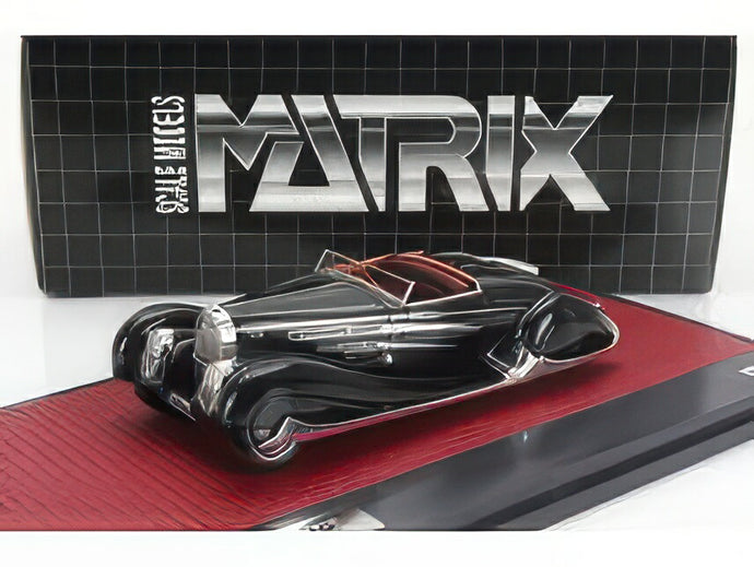 BUGATTI TYPE 57C CABRIOLET VAN VOOREN 1939 PERSONAL CAR SHAH OF IRAN BLACK/MATRIX SCALE MODELS 1/43ミニカー 海外限定