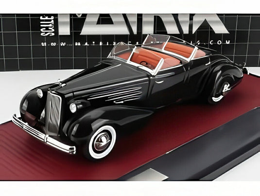 Cadillacキャデラック V16 Dual Sport Phaetonデュアルスポーツフェートン 1937 ブラック 限定408台 / Matrix 1/43 ミニカー