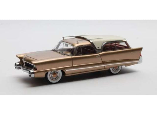 1956 Chrysler Plainsman Concept restored, bronze/white/Matrix 1/43ミニカー 408台限定