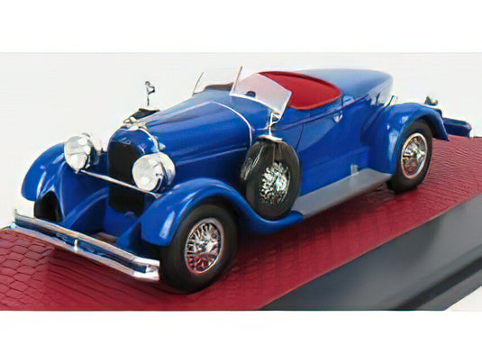 DUESENBERG  X McFARLAN BOAT ROADSTER 1927  BLUE/Matrix 1/43ミニカー