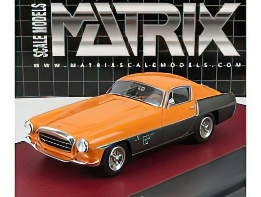 FERRARI  375MM ch.0476am GHIA COUPE 1954  BLACK ORANGE/Matrix 1/43ミニカー