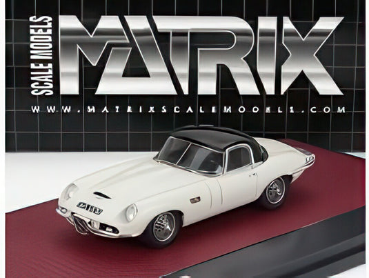 【予約】JAGUAR ETYPE FRUA ロードスター クローズド 1964 ホワイト/ Matrix 1/43 100台限定ミニカー
