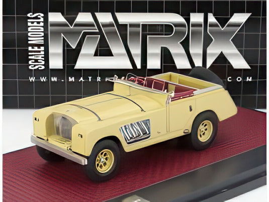 【予約】LAND ROVER 109 BELL AURENS LONGNOSE 2008 サンド/ Matrix 1/43 ミニカー