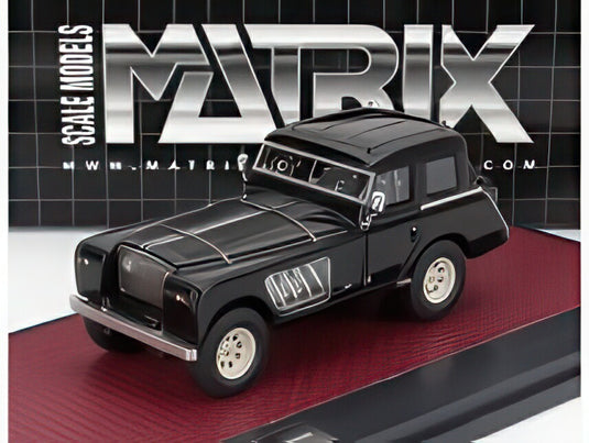 LAND ROVER 109 BELL AURENS LONGNOSE クローズド 2008 ブラック/ Matrix 1/43 100台限定ミニカー