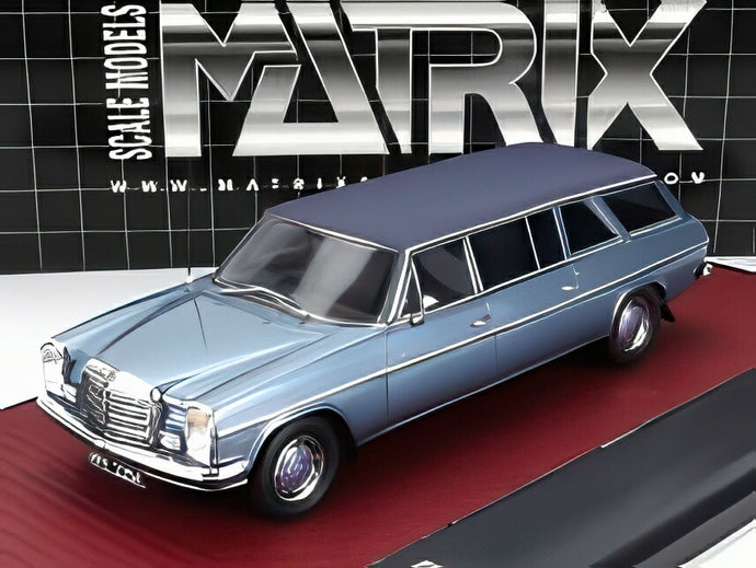 メルセデス ベンツ  V114 LWB クレイフォード エステート 1971 - ライトブルーメタリック/ MATRIX SCALE MODELS 1/43 408台限定ミニカー