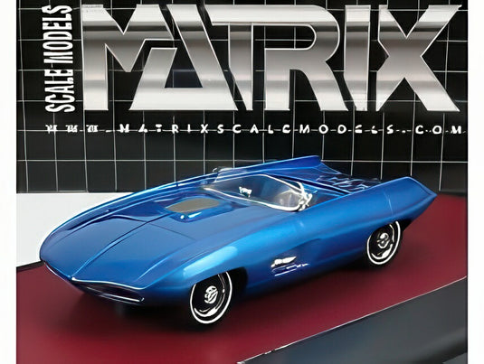 【予約】9月以降発売予定PONTIAC VIVANT 77 ADAMS スパイダー 1965 ブルーメタリック/ Matrix 1/43 408台限定ミニカー