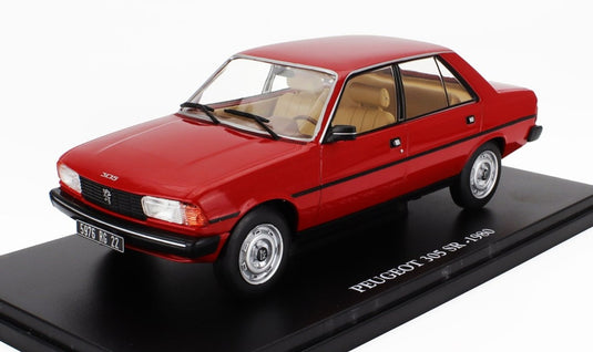 PEUGEOTプジョー 305 SR 1980 レッド CENTAURIA-AUTO-VINTAGE-EUROPE-COLLECTION / EDICOLA 1/24 ミニカー