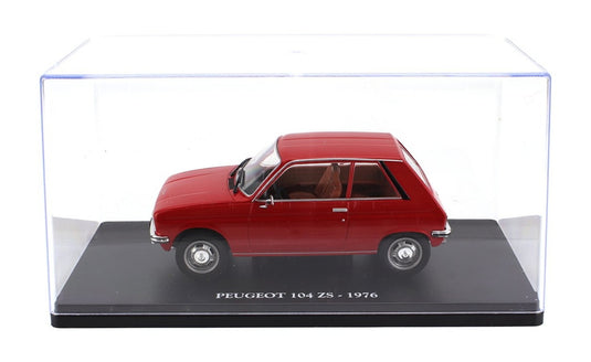 PEUGEOTプジョー 104 ZS 1976 レッド CENTAURIA-AUTO-VINTAGE-EUROPE-COLLECTION / EDICOLA 1/24 ミニカー
