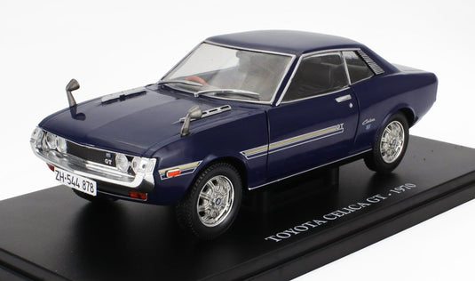 TOYOTAトヨタ CELICAセリカ GT 1970 ブルー CENTAURIA-AUTO-VINTAGE-EUROPE-COLLECTION / EDICOLA 1/24 ミニカー