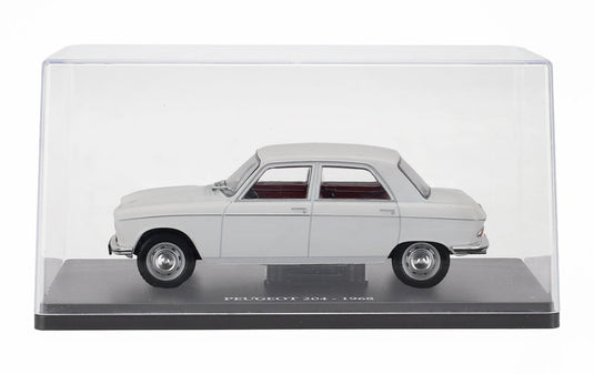 PEUGEOTプジョー 204 1968 ホワイト CENTAURIA-AUTO-VINTAGE-EUROPE-COLLECTION / EDICOLA 1/24 ミニカー