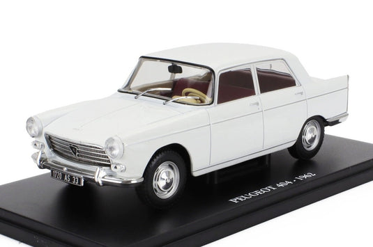 Peugeotプジョー 404 1962 ホワイト CENTAURIA-AUTO-VINTAGE-EUROPE-COLLECTION / EDICOLA 1/24 ミニカー