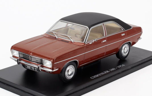 CHRYSLERクライスラー 180 1974 カッパーブラック CENTAURIA-AUTO-VINTAGE-EUROPE-COLLECTION / EDICOLA 1/24 ミニカー