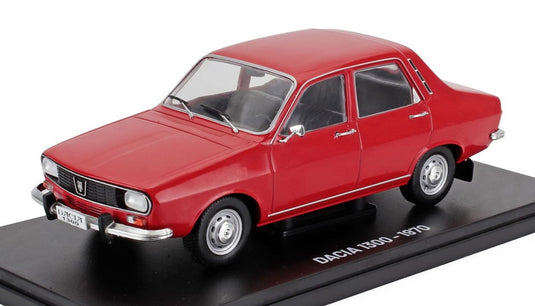 Daciaダチア 1300 ルノー R12 1970 レッド CENTAURIA-AUTO-VINTAGE-EUROPE-COLLECTION / EDICOLA 1/24 ミニカー