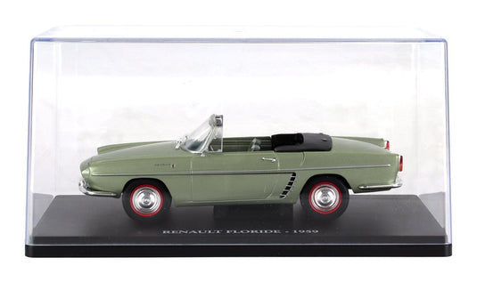 RENAULTルノー FLORIDEフロリード 1959 グリーンメタリック CENTAURIA-AUTO-VINTAGE-EUROPE-COLLECTION / EDICOLA 1/24 ミニカー