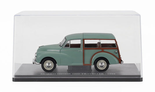 MORRISモーリス MINORマイナー TRAVELLERトラベラー 1958 バミューダライトブルーウッド CENTAURIA-AUTO-VINTAGE-EUROPE-COLLECTION / EDICOLA 1/24 ミニカー