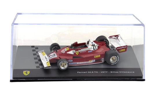 Ferrariフェラーリ F1 312T2 Scuderia Ferrari SEFAC Team No.21 1977 Gilles Villeneuve レッド / EDICOLA 1/43 ミニカー