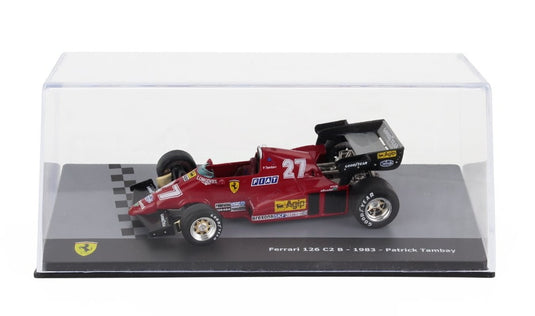 FERRARIフェラーリ F1 126 C2B N 27 シーズン 1983 パトリック タンベイ レッドブラック FERRARI-F1-COLLECTION / EDICOLA 1/43 ミニカー