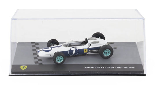 FERRARIフェラーリ F1 158 N 7 ワールドチャンピオン シーズン 1964 ジョン サーティース ホワイトブルー FERRARI-F1-COLLECTION / EDICOLA 1/43 ミニカー