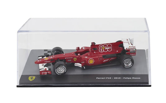 Ferrariフェラーリ F1 F10 No.7 (800th GP) Turkish GP 2010 Felipe Massa レッドホワイト / EDICOLA 1/43 ミニカー